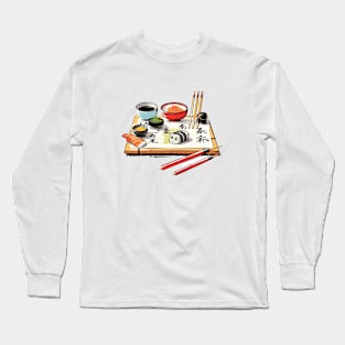 Sushi Love: Adorably Delicious T-Shirt for Sushi Enthusiasts! Long Sleeve T-Shirt